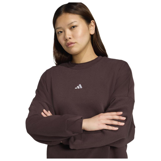 Adidas Γυναικείο φούτερ Essentials Small Logo Feelcozy Sweatshirt Adidas Γυναικείο φούτερ Essentials Small Logo Feelcozy Sweatshirt